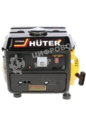 Электрогенератор бензиновый инверторный Huter HT950A, 0.95 кВт, 63 дБ, 16.8 кг