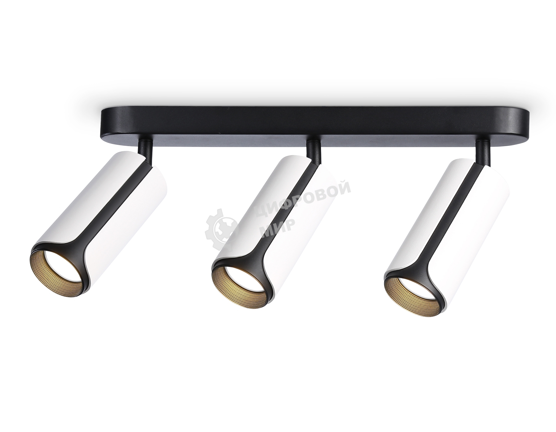 Светильник Ambrella light TN51603/3 WH/BK белый/черный GU10/3 380*60*195