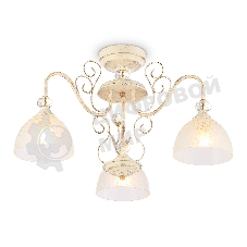 Светильник Ambrella light TR3055/3 BG/GD/FR бежевый/золото/белый матовый E27/3 max 40W D600*380