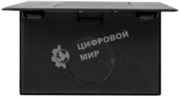 Сетевой разветвитель Premier PX/BL-HOR-2R-2USB-BLK 1.8м (2 розетки) черный (коробка)