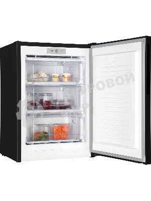 Морозильная камера Nordfrost DF 256 BAP, черный, 100л, 3 ящика
