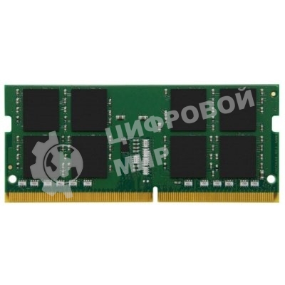 Оперативная память Kingston ValueRAM, DDR4, 16GB (1x16GB), 3200MHz, CL22, SO-DIMM
