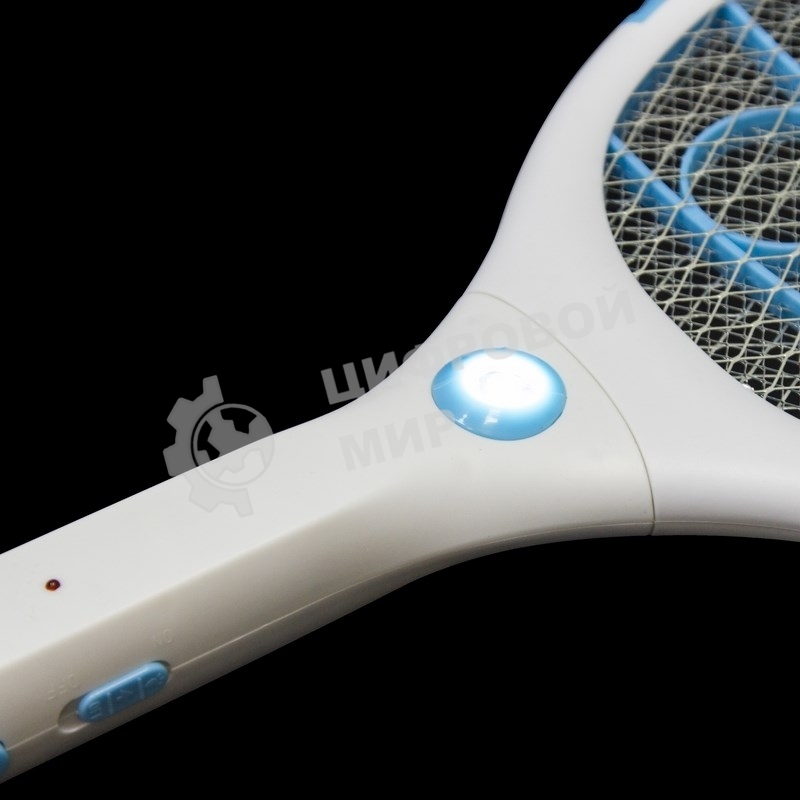 Мухобойка электрическая Rexant 1000В, фонарик+аккумулятор ПРОФИ (0420)