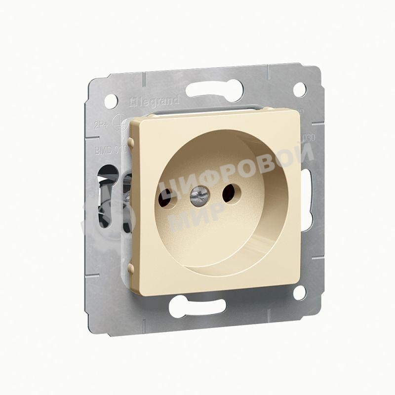 Механизм розетки LEGRAND 61748 1-м CARIVA сл. кость leg 773716