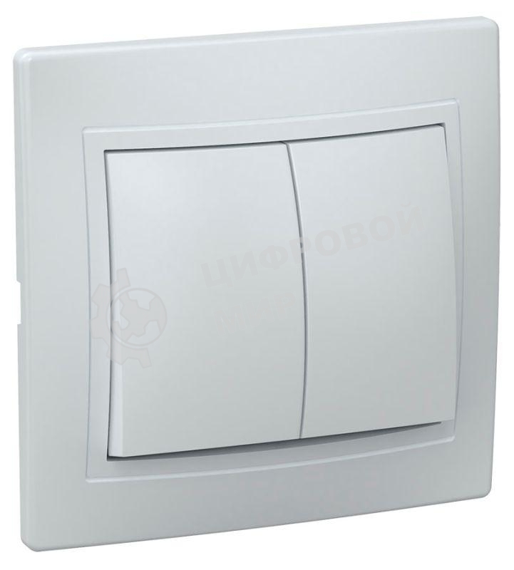 Выключатель IEK EVK20-K01-10-DM ВС10-2-0-КБ 2кл 10А КВАРТА (белый)