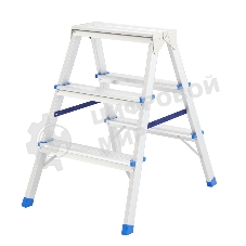 Стремянка Сибртех двусторонняя 3ст алюминиевая