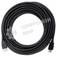 Кабель аудио-видео Cactus CS-HDMI.1.4-7 HDMI (m)/HDMI (m) 7м. позолоченные контакты черный