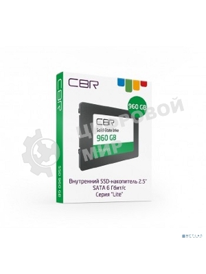 Накопитель SSD CBR SSD-960Gb-2.5-LT22, серия 