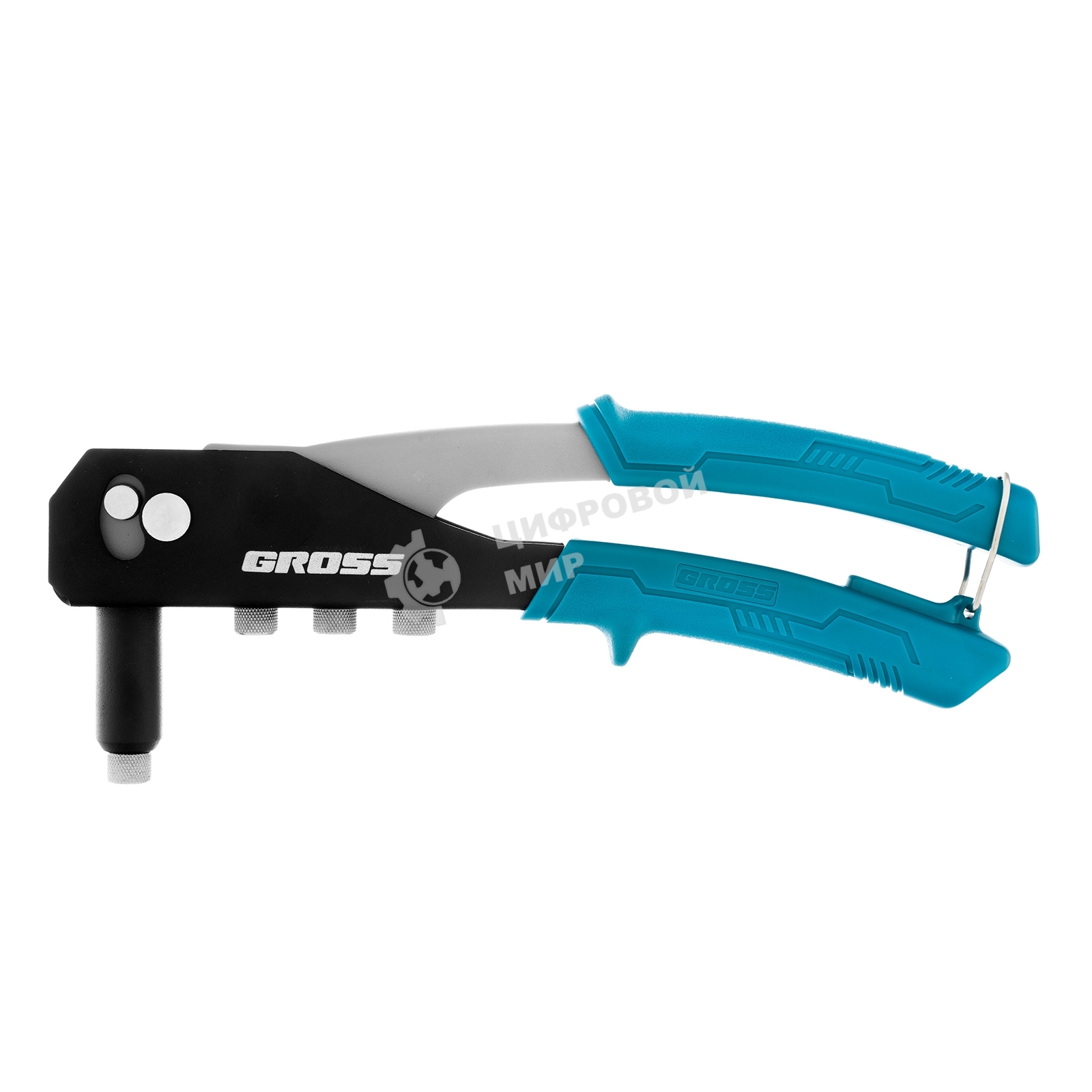 Заклепочник ручной Gross 260 мм, заклепки 2,4-3,2-4,0-4,8 мм