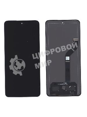 Дисплей для Xiaomi Xiaomi 12 Lite в сборе с тачскрином черный TFT