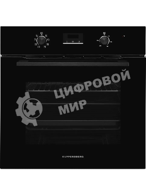 Встраиваемый духовой шкаф Kuppersberg HM 628 Black 60 см, 70 л, 8 режимов, гидролизная очистка, черный