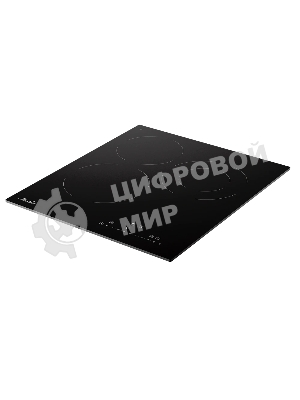 Варочная панель Monsher, Hi-Light, High-Tech, 45 см, 9 уровней мощности, блокировка управления, автоматическое отключение, таймер, слайдерное управление, черный