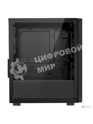 Компьютерный корпус XASTRA A307M 3BK Black mATX/Mesh/tempered glass/3x120мм PWM FC black fans/A307M-3FC12BK