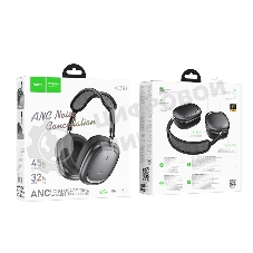 Полноразмерная гарнитура беспроводная Hoco W68 Calma, серый