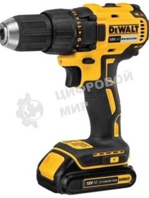 Аккумуляторная безударная бесщеточная дрель - шуруповерт XR DeWalt DCD777D2T-QW