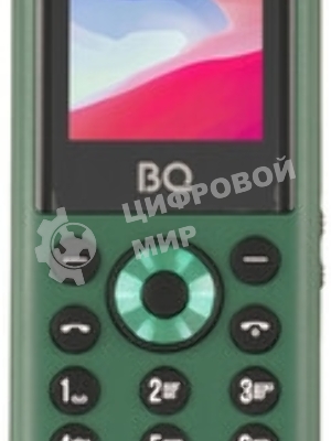 Мобильный телефон BQ 1858 Barrel зеленый/черный