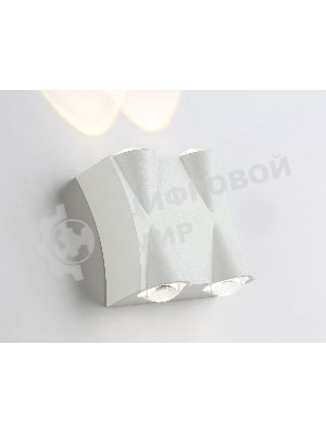 Светильник уличный светодиодный настенный ST4482/4 WH белый LED 4200K 4W IP54 90*80*45