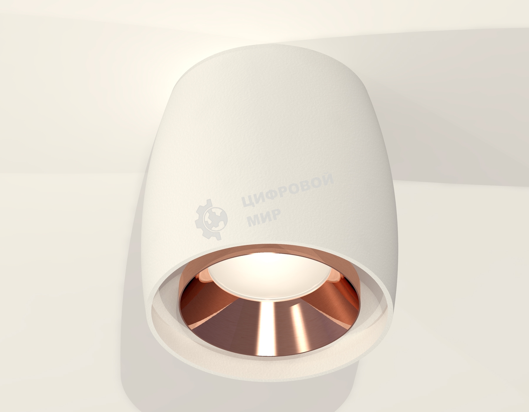 Светильник Ambrella Light XS1141005 SWH/PPG белый песок/золото розовое полированное MR16 GU5.3 (C1141, N7035)