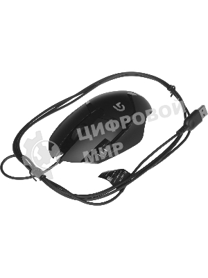Мышь проводная Logitech G402 Hyperion Fury черный, 4000 dpi, USB, кнопки - 8