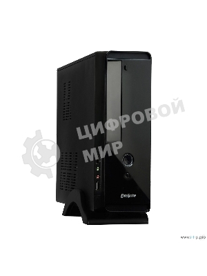Компьютерный корпус ExeGate EX268702RUS MiniITX ExeGate MI-209 Black, miniITX/mATX, (без БП), 2хUSB, Audio