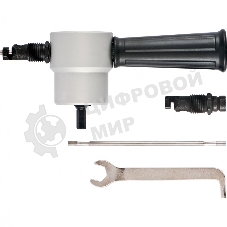 Насадка на дрель для резки листового металла до 1,8 мм металлический кейс Сибртех