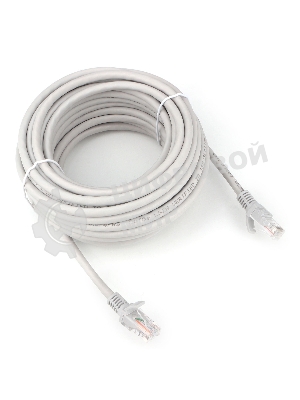 Патч-корд LSZH UTP Cablexpert PP31-10M cat.5e, 10м, литой, многожильный, серый