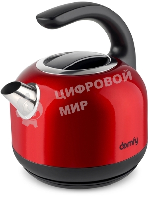 Чайник электрический Domfy DSB-EK304 1.7л. 2200Вт черный (корпус: стекло)