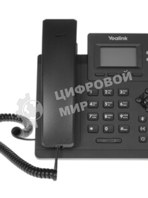 Телефон YEALINK SIP-T31P, светло-серый, 2 аккаунта, PoE, шт