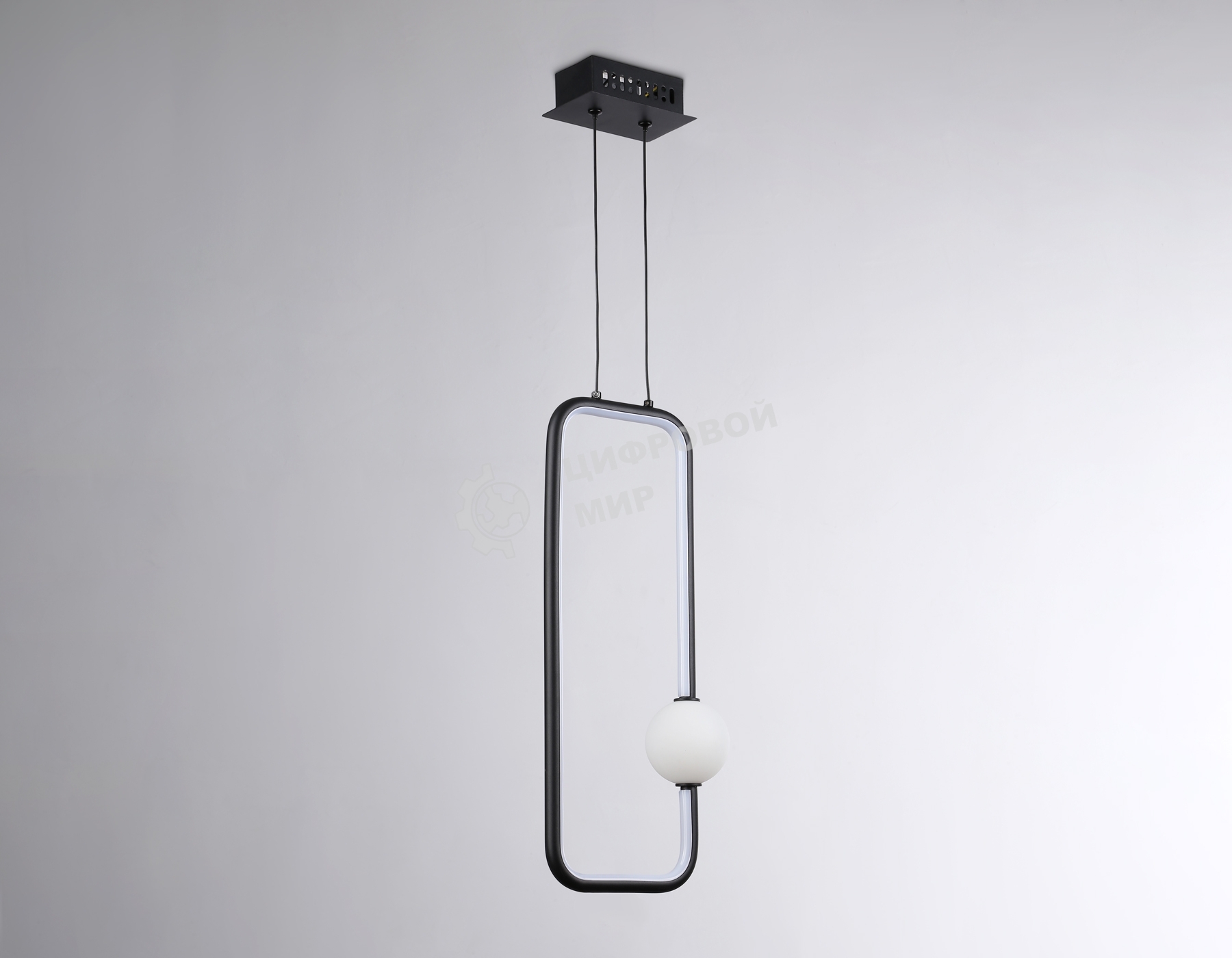 Светильник Ambrella light FL66363 BK черный 19W 4200K 190*80*1000