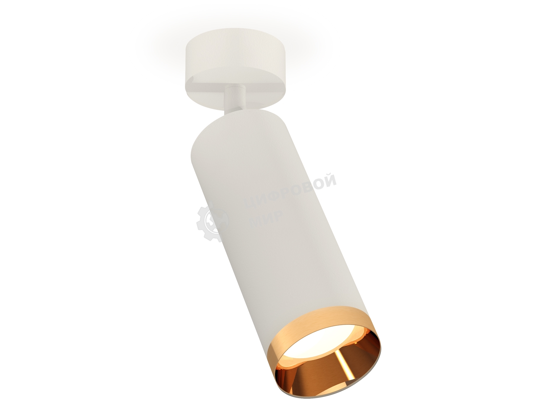 Светильник Ambrella Light XM6342005 SWH/PYG белый песок/золото желтое полированное MR16 GU5.3 (A2202, C6342, N6134)