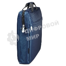 Сумка для ноутбука ExeGate EX205137RUS Start S15 Deep Blue, темно-синяя, полиэстер, для ноутбуков до 15.6