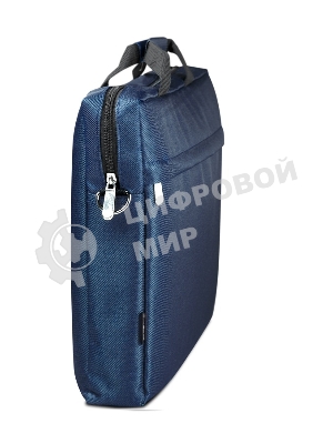 Сумка для ноутбука ExeGate EX205137RUS Start S15 Deep Blue, темно-синяя, полиэстер, для ноутбуков до 15.6
