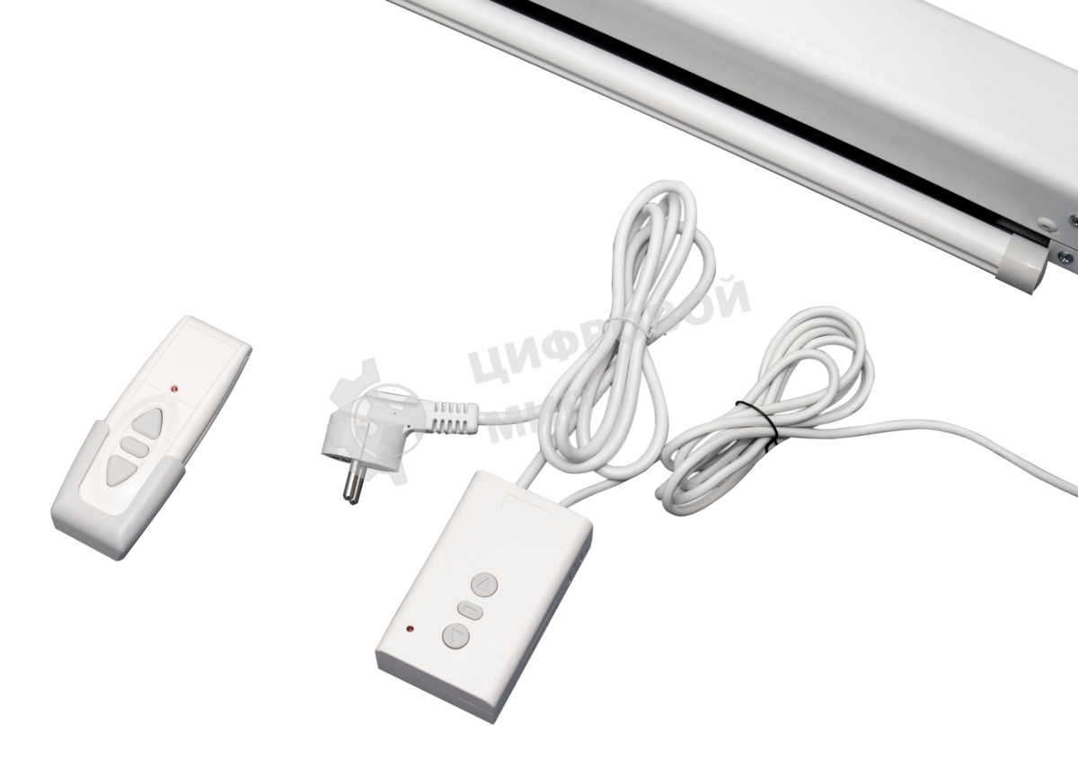 Экран Cinema S'OK SCPSM-360x200FG-ED90 16:9 163' Pro настенно-потолочный, моторизованный, 360x200см, фибергласс, белый корпус, экстрадроп 90см