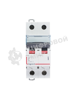 Выключатель автоматический модульный 2п C 40А 6кА DX3-E Leg 407281