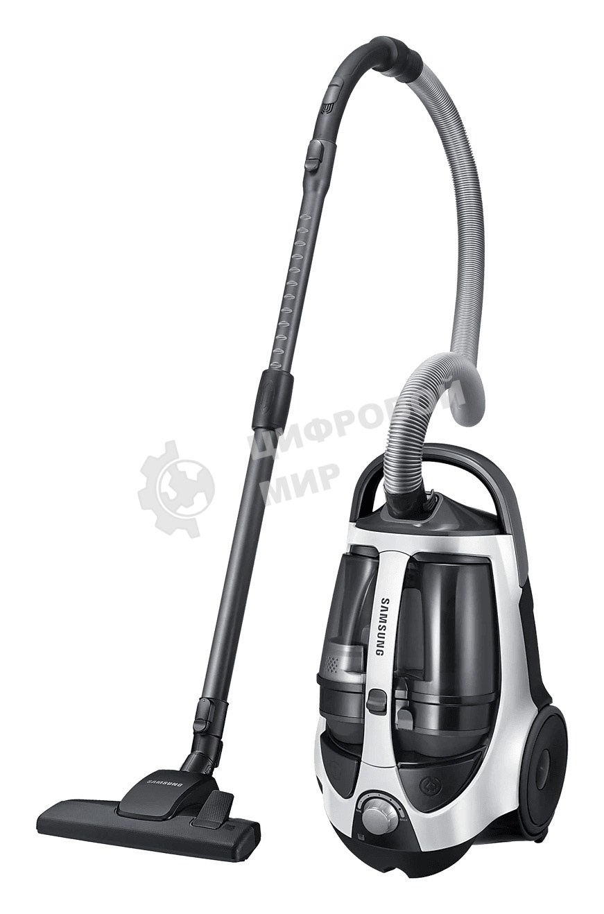 Пылесос Samsung VCC8835V37 белый/черный, 430/2200 Вт, уборка сухая, пылесборник контейнер 2 л