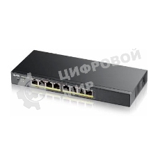 Коммутатор Smart L2 Zyxel GS1900-8, 8xGE, настольный, бесшумный