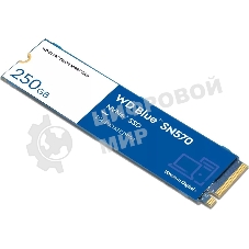 Накопитель SSD WD 250Gb, PCIe 3.0 x4, M.2 2280, Blue SN570 NVMe, R/W 3300/1200