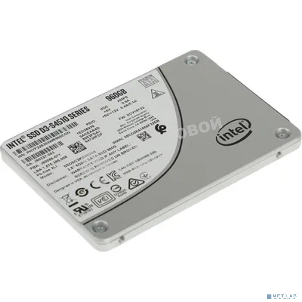 Накопитель SSD Intel Original SATA III 960Gb SSDSC2KB960G801 DC D3-S4510 2.5