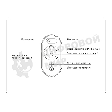 Контроллер диммер GS11101 24A 12V 288W/ 24V 576W (ПДУ Радио 2.4G AAA)