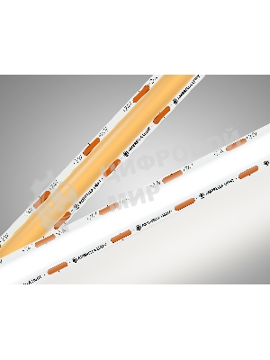 Светодиодная лента Ambrella light GS4802 COB 616Led/19W m/ 24V IP20 4500K/ 5m*12mm*2mm (2 конт.)