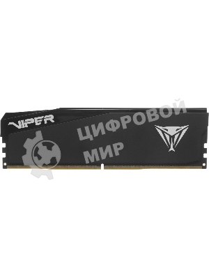 Оперативная память Patriot Viper Elite 5 Ultra, DDR5, 32GB (2x16GB), 6000 MHz, CL28, с радиатором, чёрный