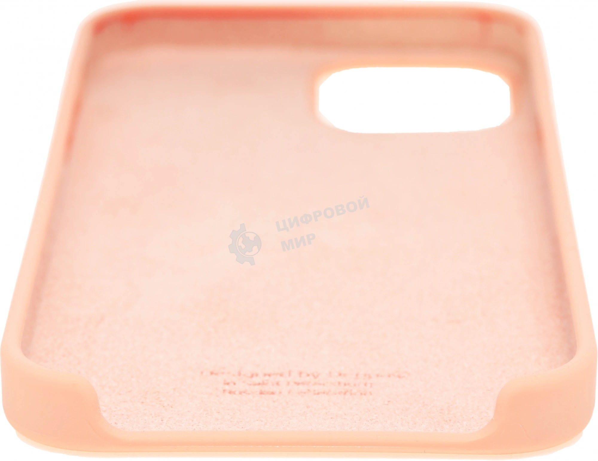 Чехол (клип-кейс) DEPPA Liquid Silicone, для Apple iPhone 12/12 Pro, розовый 87712