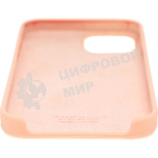Чехол (клип-кейс) DEPPA Liquid Silicone, для Apple iPhone 12/12 Pro, розовый 87712