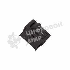 Выключатель клавишный Rexant 250V 6А (2с) ON-OFF черный Mini