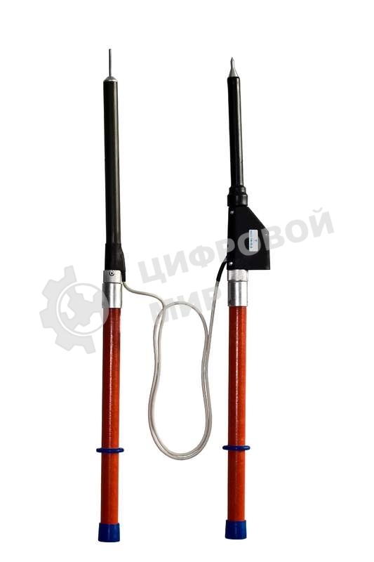 Указатель высокого напряжения УВНУ.ТФ-10 Д универс. (светозвук. индикация встроен. источник питания самопроверка с трубкой фазировки) Диэлектрик Д157686