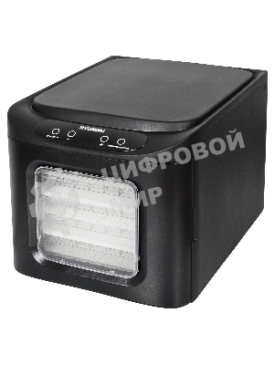 Сушка для фруктов и овощей Hyundai HYFD-P1203 12под. 500 Вт, черный