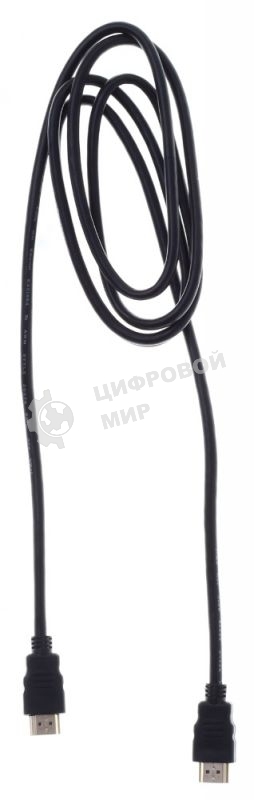 Кабель аудио-видео Buro HDMI (m)/HDMI (m) 1.8м. феррит.кольца позолоченные контакты черный