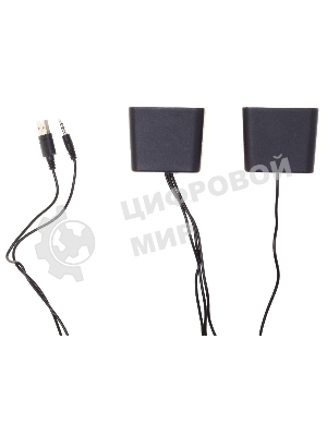 Акустическая система Oklick OK-331 2.0 черный 6Вт