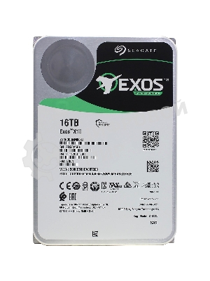 Жесткий диск Seagate HDD Server Exos X18 HDD 512E/4KN (3.5'/16Tb/SAS 12Gb/s/7200rpm)