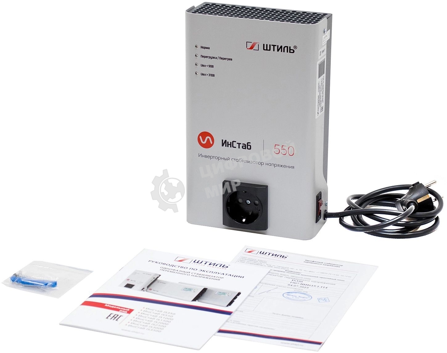 Стабилизатор напряжения Штиль ИнСтаб IS550 475Вт 550ВА белый